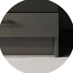 Cucine > Dmora Cucina un Ripiano Modulabile, un Cassetto - Cormone Nero Antracite