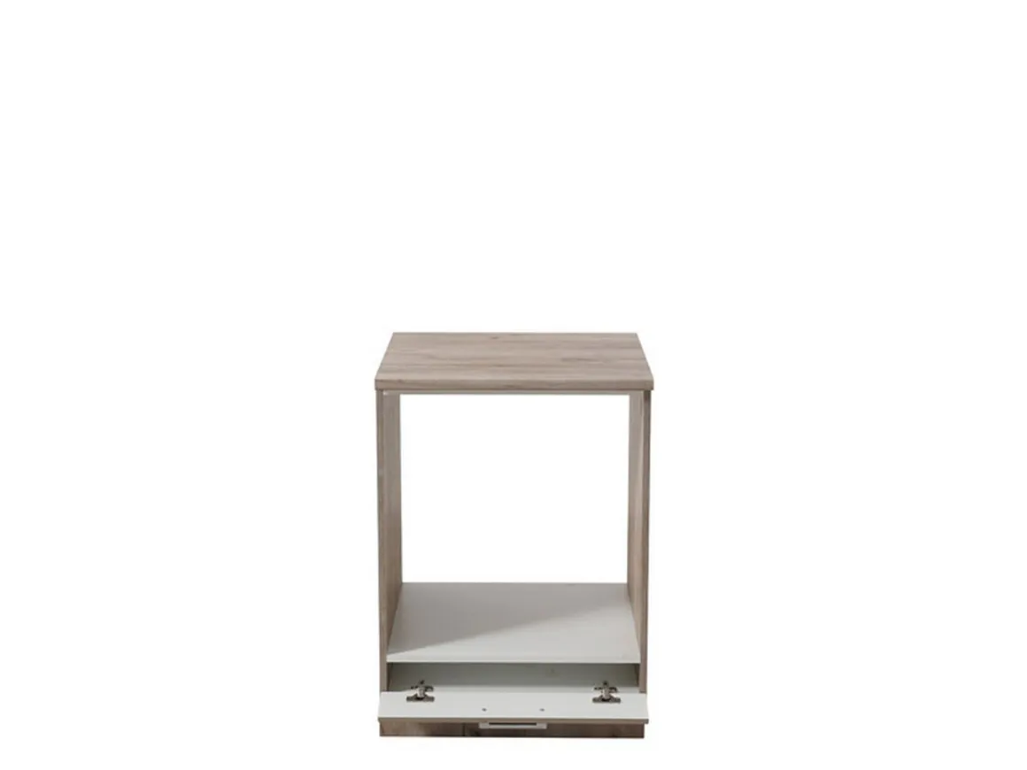 Dispensa da Cucina Marrone Rovere Nodi Beige un Cassetto 2 Ripiani 60x56.5x82h cm, un Vano - Volvera