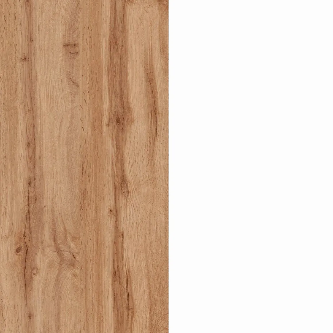 Dispensa multiuso 2 ante 30x165h cm bianco lucido e rovere - Atrax