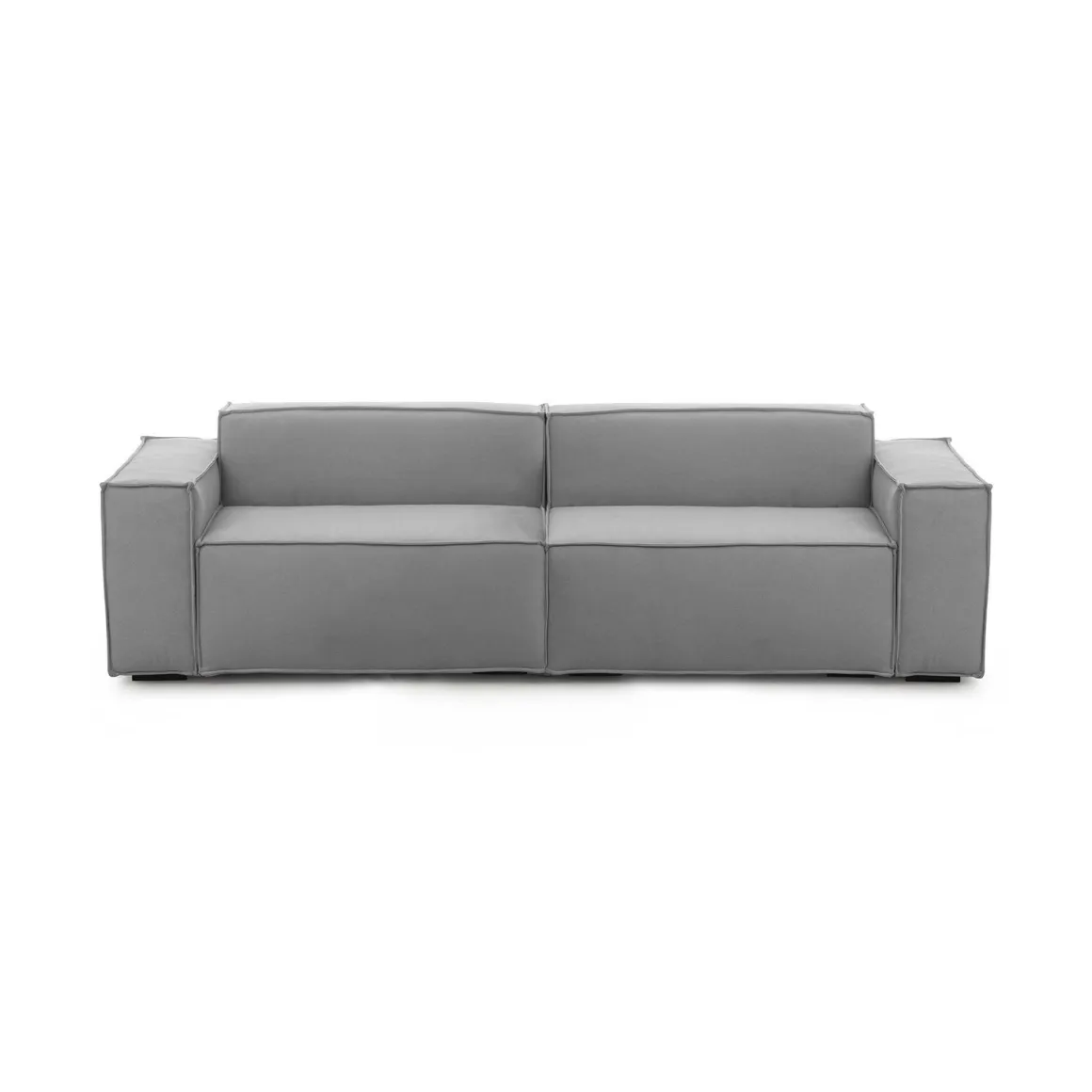 Divano ad angolo grigio 260x95x70h cm - Argo