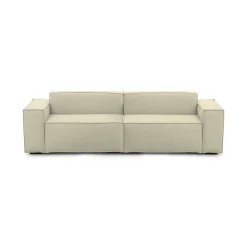 Salotto|Divani Fissi 3 Posti > Dmora Divano angolare 260x95x70h cm - Argo Beige