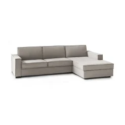 Divani Angolari|Divani Fissi Con Penisola > Dmora Divano angolare tortora 300x170x70h cm - Alganibra Grigio Tortora