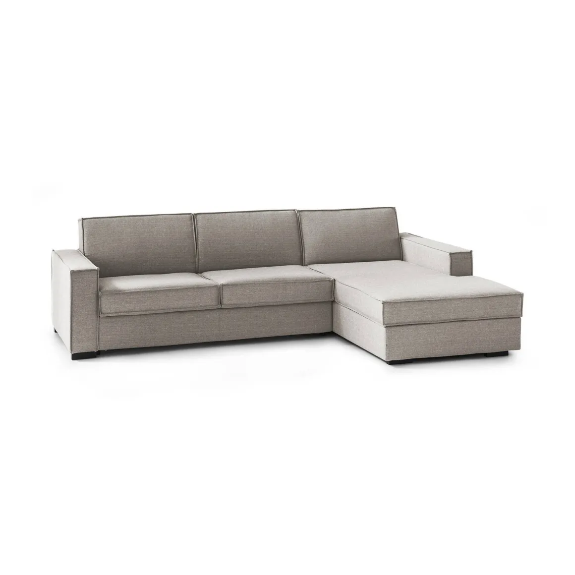 Divano angolare tortora 280x95x90h cm - Ametrino