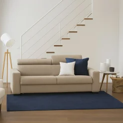 Divani Fissi 2 Posti|Salotto > Dmora Divano con braccioli 160x95x85h cm - Nukualofa Beige