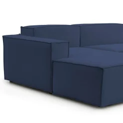 Divano con braccioli blu 340x170x70h cm - Atrillo