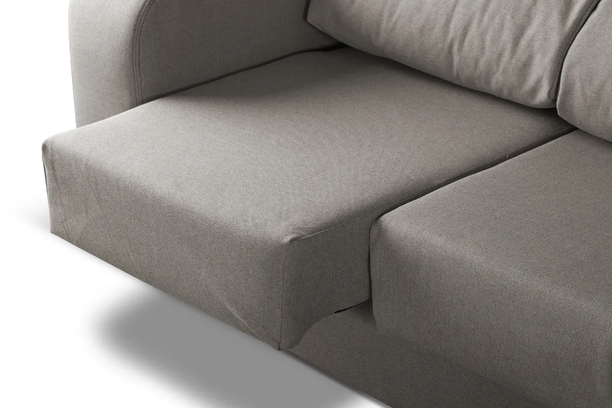 Salotto > Dmora Divano con braccioli 190x80x95h cm - Quarzo Grigio