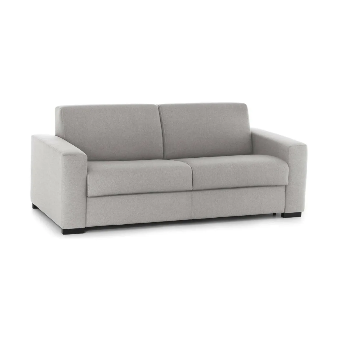 Divani Angolari|Divani Fissi Con Penisola > Dmora Divano con braccioli 260x95x85h cm - Angera Grigio