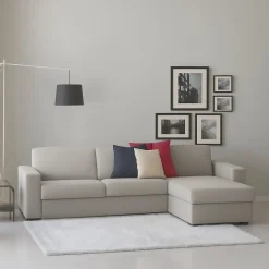 Divani Angolari|Divani Fissi Con Penisola > Dmora Divano con braccioli 340x170x70h cm - Asvaldo Grigio