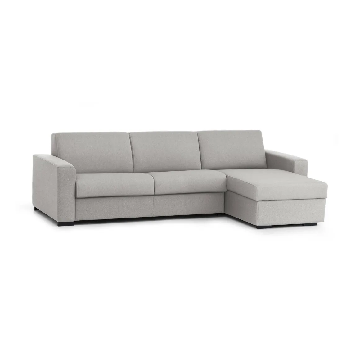 Divano con braccioli grigio 260x95x90h cm - Azechiele