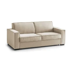 Divano con portacuscini beige 180x95x90h cm - Ayramah
