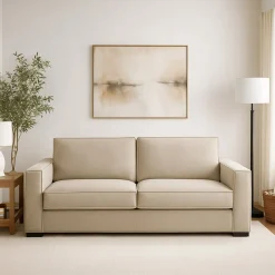 Divano contenitore beige 160x95x90h cm - Aglientu