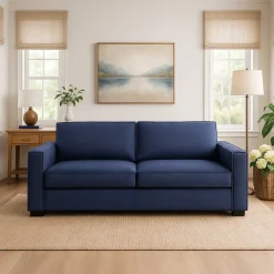 Divani Fissi 2 Posti|Salotto > Dmora Divano contenitore 160x95x90h cm - Aglientu Blu