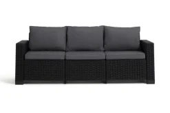 Divano da esterno Melfort, 198x68 h72 cm, Antracite