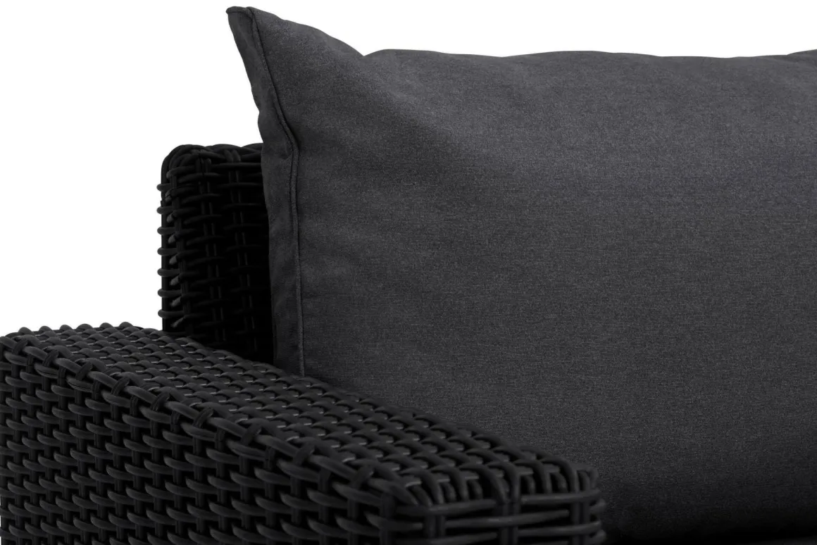 Divano da esterno Roberval, 141x68 h72 cm, Antracite
