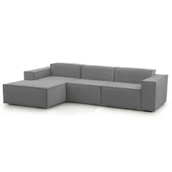 Divano design grigio 300x170x70h cm - Alganibra