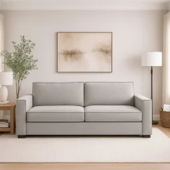 Divani Fissi 2 Posti|Salotto > Dmora Divano design 180x95x90h cm - Arki Grigio