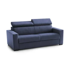 Divani Fissi 2 Posti|Salotto > Dmora Divano elegante 160x95x85h cm - Nukualofa Blu