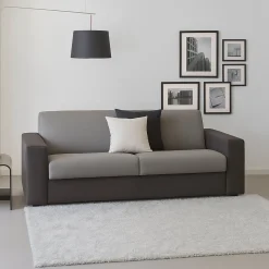 Divano elegante grigio e antracite 200x95x90h cm - Azier