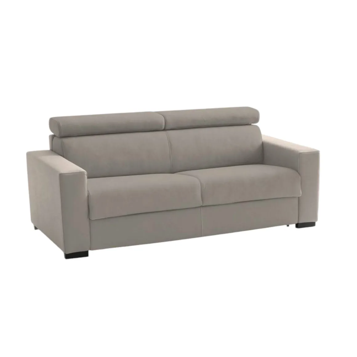 Divano elegante tortora 180x95x85h cm - Nukualofa