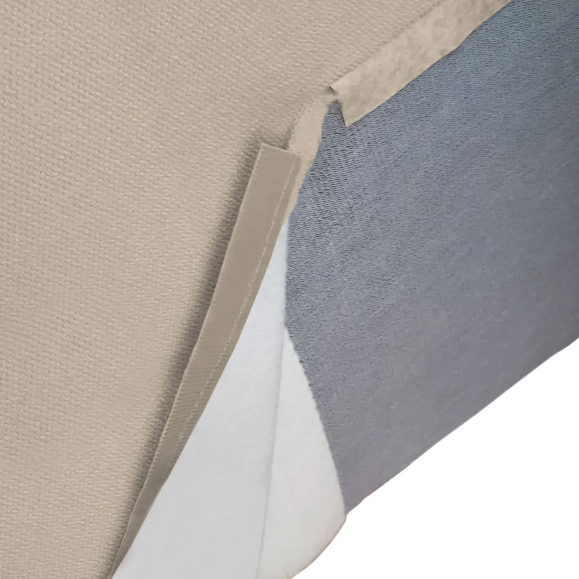 Divano elegante tortora 220x95x70h cm - Lepidolite