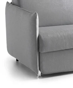 Divani Fissi 2 Posti > Dmora Divano Fisso 2 Posti Sfoderabile Idrorepellente 180x95x100h cm, Lavabile Made in Italy - Vialfre Grigio