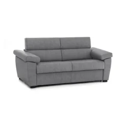 Divani Fissi 2 Posti > Dmora Divano Fisso 2 Posti Sfoderabile Idrorepellente 200x95x100h cm, Lavabile Made in Italy - Letino Grigio