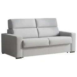 Divano Fisso 3 Posti Grigio Sfoderabile Lavabile 220x95 cm, Braccioli Made in Italy - Ozegna