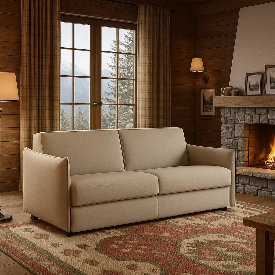 Divani Fissi 2 Posti > Dmora Divano Fisso 2 Posti Sfoderabile Idrorepellente 180x95x100h cm, Lavabile Made in Italy - Vialfre Grigio Tortora
