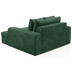 Divani Fissi 2 Posti > Dmora Divano Fisso 2 Posti Cuscini Sfoderabili Braccioli 162x167x86h cm, Posti a Sedere 2 - Comazzo Verde