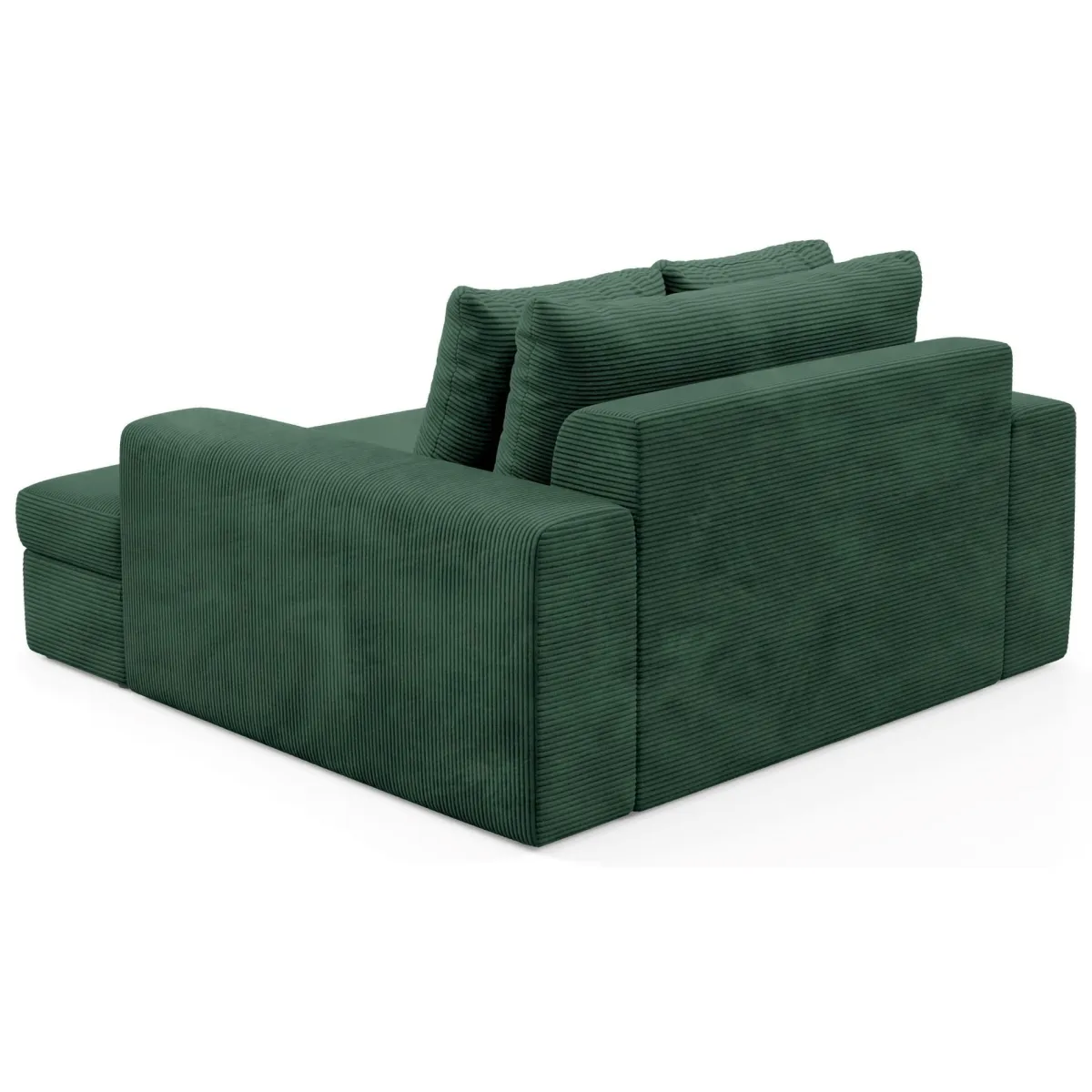 Divani Fissi 2 Posti > Dmora Divano Fisso 2 Posti Cuscini Sfoderabili Braccioli 162x167x86h cm, Posti a Sedere 2 - Comazzo Verde
