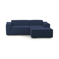 Divani Fissi 2 Posti|Salotto > Dmora Divano in legno e ferro rivestito in tessuto 180x95x90h cm - Azzurrite Grigio