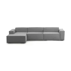Divani Fissi 2 Posti|Salotto > Dmora Divano in legno e ferro rivestito in tessuto 220x95x70h cm - Lepidolite Rosso