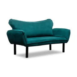 Divani Letto 2 Posti|Divano Contenitore Letto > Dmora Divano letto alla francese 140x65cm - Hone Azzurro