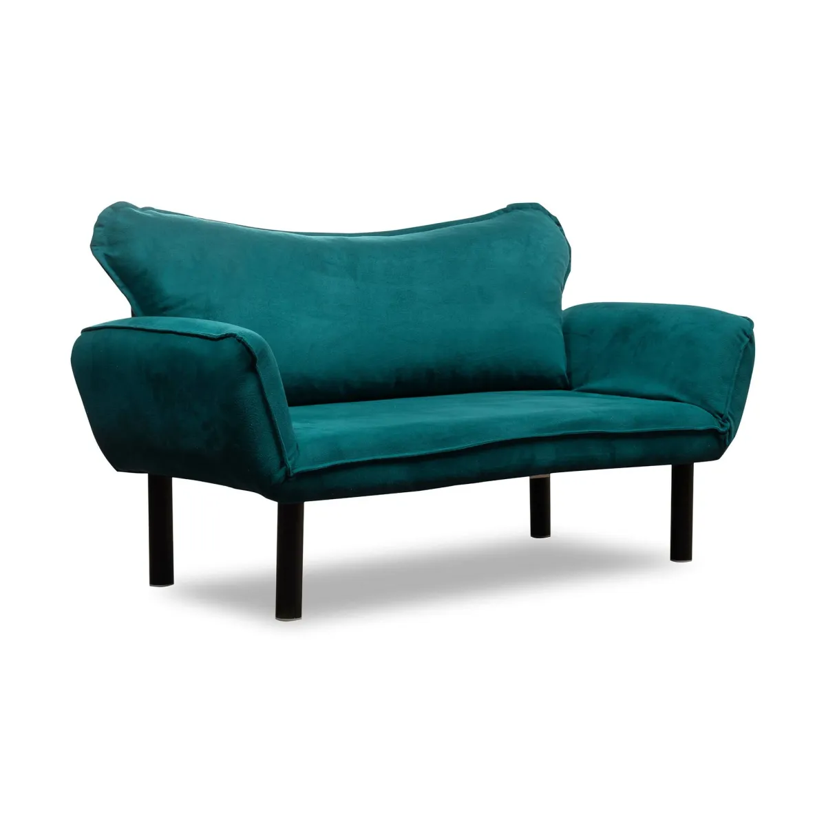 Divani Letto 2 Posti|Divano Contenitore Letto > Dmora Divano letto alla francese 140x65cm - Hone Azzurro