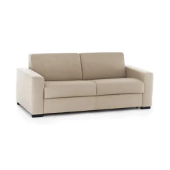 Divano letto certificato beige 180x95cm - Asimi