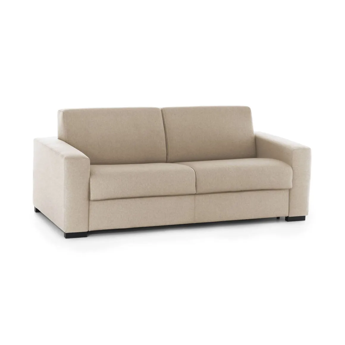 Divano letto certificato beige 180x95cm - Asimi