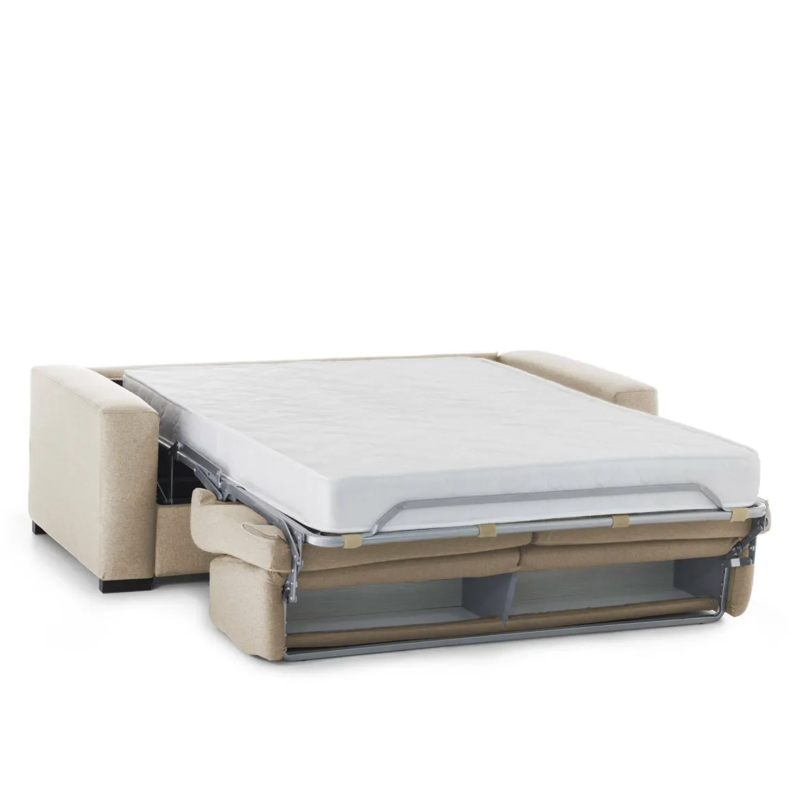 Divano letto certificato beige 180x95cm - Asimi