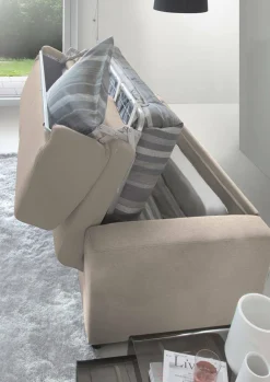 Divano letto classico tortora 180x95cm - Akito