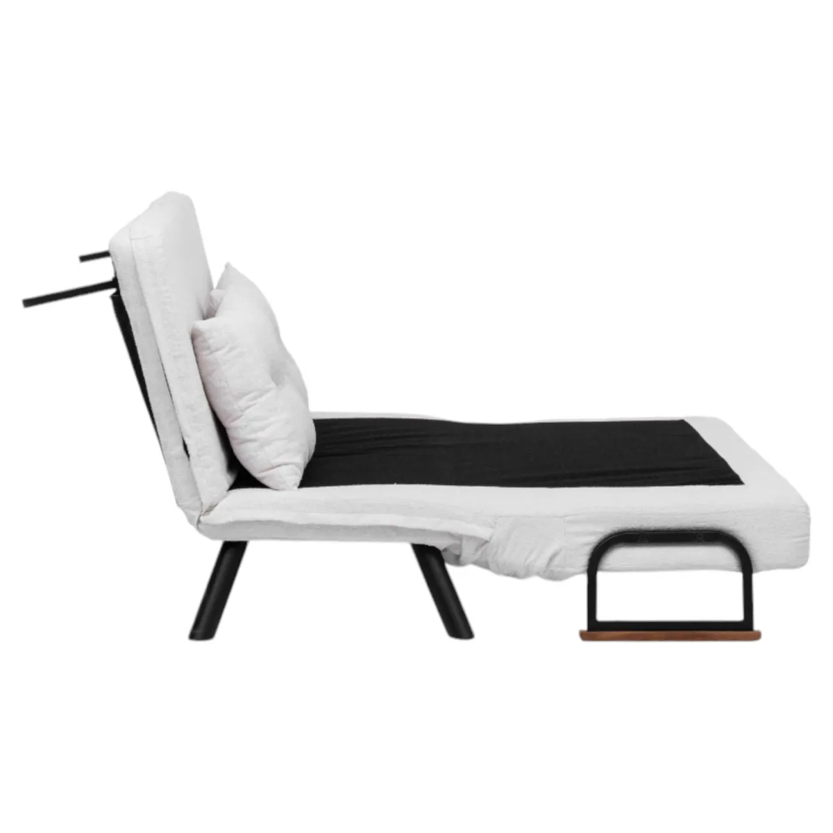 Divani Letto 2 Posti|Divano Contenitore Letto > Dmora Divano letto compatto 133x78cm - Calvin Bianco