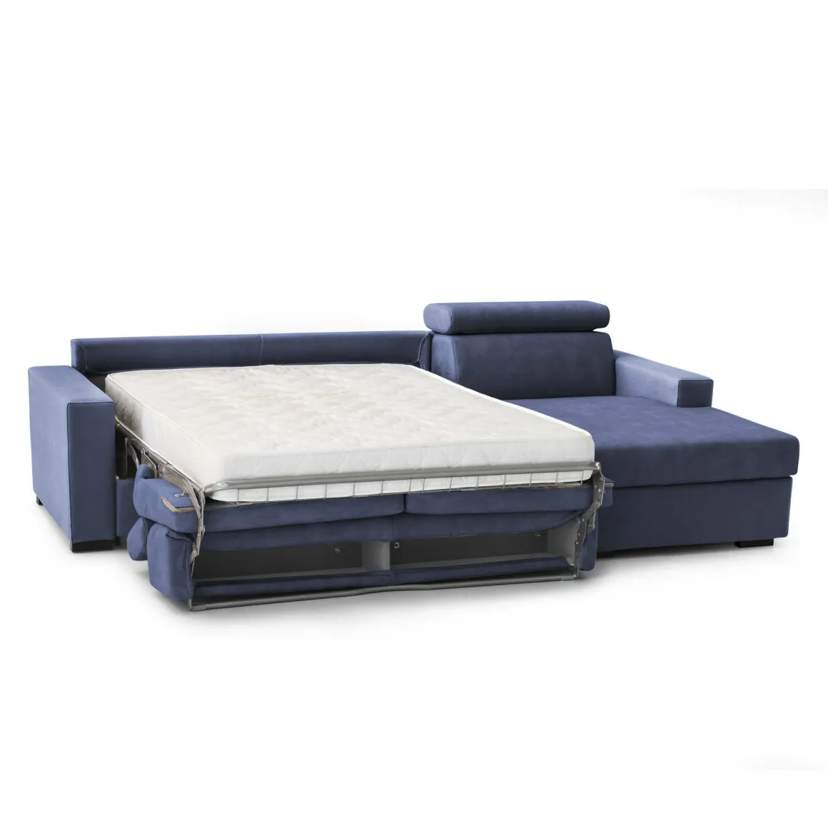 Divano letto compatto blu 260x95cm - Alibella