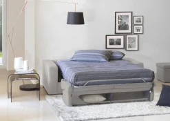 Divani Letto 2 Posti|Salotto > Dmora Divano letto compatto 180x95cm - Akito Grigio