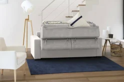 Divani Letto 2 Posti|Salotto > Dmora Divano letto compatto grigio e antracite 180x95cm - Asimi Grigio, Grigio Antracite