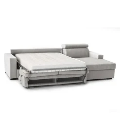 Divani Letto 2 Posti|Salotto > Dmora Divano letto compatto grigio e antracite 180x95cm - Asimi Grigio, Grigio Antracite