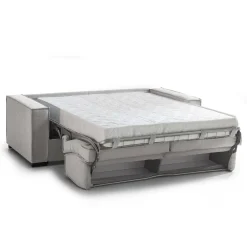 Divano letto con materasso grigio 180x95cm - Alisa