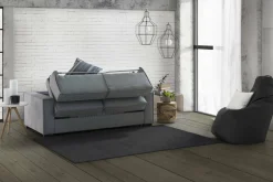 Divano letto con materasso grigio 180x95cm - Alisa