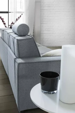 Divano letto con materasso grigio 180x95cm - Alisa