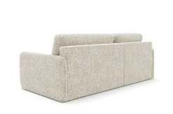 Divani Angolari|Divani Letto Con Penisola > Dmora Divano Letto con Penisola Contenitore Reclinabile 229x148 cm, Cuscini Sfoderabili - Rezzo Beige Chiaro