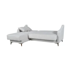 Divano Letto con Penisola Beige Contenitore 207x157 cm, Lavabile - Propata