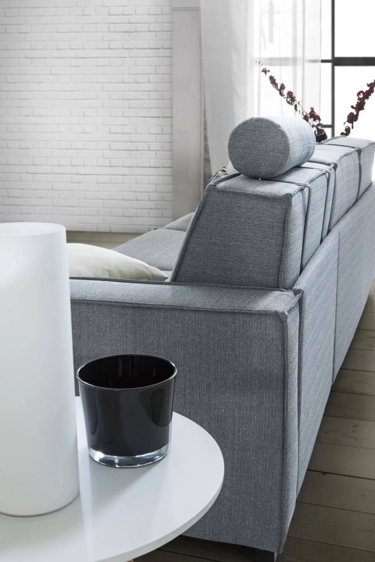 Divani Angolari|Divani Letto Con Penisola > Dmora Divano letto con penisola 280x95cm - Achico Grigio