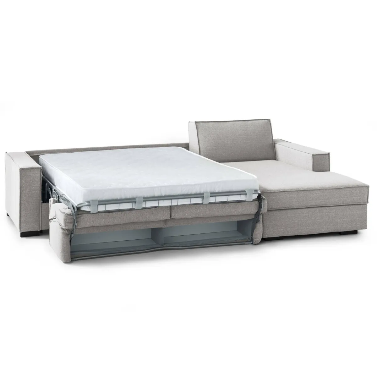Divani Angolari|Divani Letto Con Penisola > Dmora Divano letto con penisola 280x95cm - Achico Grigio